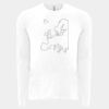 6411 - Next Level Unisex Sueded Long-Sleeve Crew Thumbnail