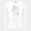 6411 - Next Level Unisex Sueded Long-Sleeve Crew Thumbnail