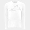 6411 - Next Level Unisex Sueded Long-Sleeve Crew Thumbnail