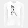 6411 - Next Level Unisex Sueded Long-Sleeve Crew Thumbnail