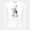 6411 - Next Level Unisex Sueded Long-Sleeve Crew Thumbnail