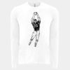 6411 - Next Level Unisex Sueded Long-Sleeve Crew Thumbnail