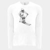 6411 - Next Level Unisex Sueded Long-Sleeve Crew Thumbnail