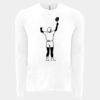 6411 - Next Level Unisex Sueded Long-Sleeve Crew Thumbnail