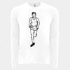6411 - Next Level Unisex Sueded Long-Sleeve Crew Thumbnail