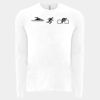 6411 - Next Level Unisex Sueded Long-Sleeve Crew Thumbnail
