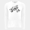 6411 - Next Level Unisex Sueded Long-Sleeve Crew Thumbnail