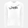 6411 - Next Level Unisex Sueded Long-Sleeve Crew Thumbnail