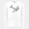 6411 - Next Level Unisex Sueded Long-Sleeve Crew Thumbnail