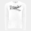 6411 - Next Level Unisex Sueded Long-Sleeve Crew Thumbnail