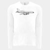 6411 - Next Level Unisex Sueded Long-Sleeve Crew Thumbnail