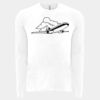 6411 - Next Level Unisex Sueded Long-Sleeve Crew Thumbnail