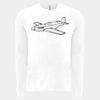 6411 - Next Level Unisex Sueded Long-Sleeve Crew Thumbnail