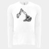 6411 - Next Level Unisex Sueded Long-Sleeve Crew Thumbnail