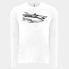 6411 - Next Level Unisex Sueded Long-Sleeve Crew Thumbnail