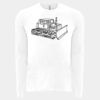 6411 - Next Level Unisex Sueded Long-Sleeve Crew Thumbnail