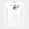 6411 - Next Level Unisex Sueded Long-Sleeve Crew Thumbnail