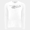 6411 - Next Level Unisex Sueded Long-Sleeve Crew Thumbnail