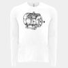 6411 - Next Level Unisex Sueded Long-Sleeve Crew Thumbnail