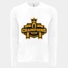 6411 - Next Level Unisex Sueded Long-Sleeve Crew Thumbnail