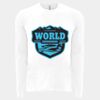 6411 - Next Level Unisex Sueded Long-Sleeve Crew Thumbnail