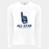 6411 - Next Level Unisex Sueded Long-Sleeve Crew Thumbnail