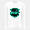 6411 - Next Level Unisex Sueded Long-Sleeve Crew Thumbnail