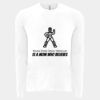6411 - Next Level Unisex Sueded Long-Sleeve Crew Thumbnail