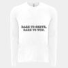 6411 - Next Level Unisex Sueded Long-Sleeve Crew Thumbnail