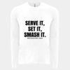 6411 - Next Level Unisex Sueded Long-Sleeve Crew Thumbnail