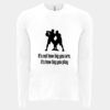 6411 - Next Level Unisex Sueded Long-Sleeve Crew Thumbnail