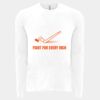 6411 - Next Level Unisex Sueded Long-Sleeve Crew Thumbnail