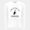 6411 - Next Level Unisex Sueded Long-Sleeve Crew Thumbnail