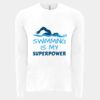 6411 - Next Level Unisex Sueded Long-Sleeve Crew Thumbnail