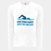 6411 - Next Level Unisex Sueded Long-Sleeve Crew Thumbnail