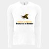 6411 - Next Level Unisex Sueded Long-Sleeve Crew Thumbnail