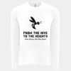6411 - Next Level Unisex Sueded Long-Sleeve Crew Thumbnail