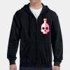 G186 - Gildan Adult Heavy Blend™ 50/50 Full-Zip Hooded Sweatshirt Thumbnail