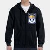 G186 - Gildan Adult Heavy Blend™ 50/50 Full-Zip Hooded Sweatshirt Thumbnail
