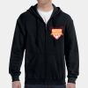G186 - Gildan Adult Heavy Blend™ 50/50 Full-Zip Hooded Sweatshirt Thumbnail