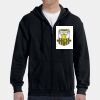 G186 - Gildan Adult Heavy Blend™ 50/50 Full-Zip Hooded Sweatshirt Thumbnail