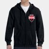 G186 - Gildan Adult Heavy Blend™ 50/50 Full-Zip Hooded Sweatshirt Thumbnail