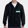 G186 - Gildan Adult Heavy Blend™ 50/50 Full-Zip Hooded Sweatshirt Thumbnail