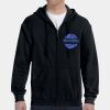 G186 - Gildan Adult Heavy Blend™ 50/50 Full-Zip Hooded Sweatshirt Thumbnail