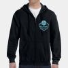 G186 - Gildan Adult Heavy Blend™ 50/50 Full-Zip Hooded Sweatshirt Thumbnail