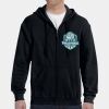 G186 - Gildan Adult Heavy Blend™ 50/50 Full-Zip Hooded Sweatshirt Thumbnail
