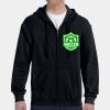 G186 - Gildan Adult Heavy Blend™ 50/50 Full-Zip Hooded Sweatshirt Thumbnail