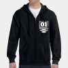 G186 - Gildan Adult Heavy Blend™ 50/50 Full-Zip Hooded Sweatshirt Thumbnail