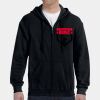 G186 - Gildan Adult Heavy Blend™ 50/50 Full-Zip Hooded Sweatshirt Thumbnail