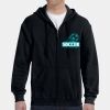 G186 - Gildan Adult Heavy Blend™ 50/50 Full-Zip Hooded Sweatshirt Thumbnail